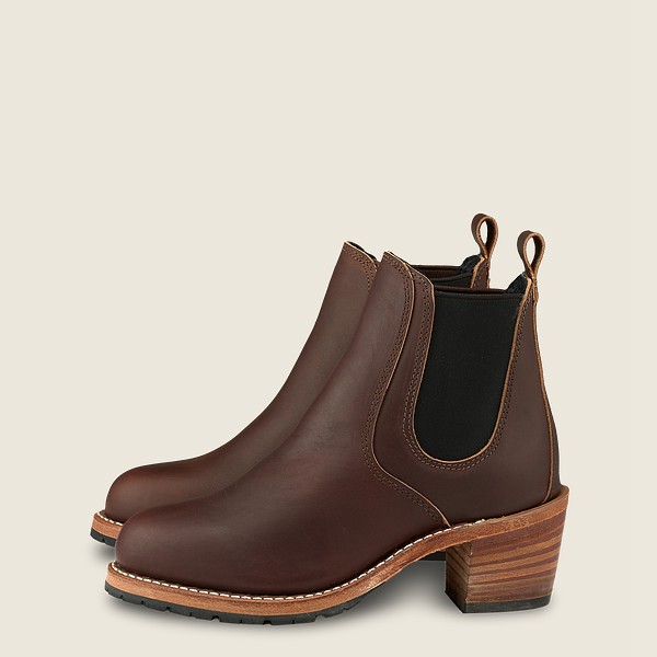 Bottes Red Wing Heritage - Harriet - Heeled Oro-Iginal Cuir - Marron Foncé - Femme 829UWTHLM